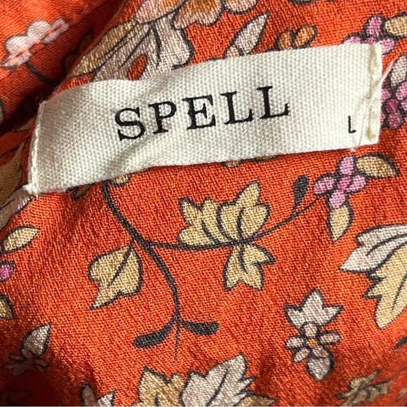 Spell Yellow Rose Maxi Dress in Desert Rose Boho — Size Large - Picture 13 of 15